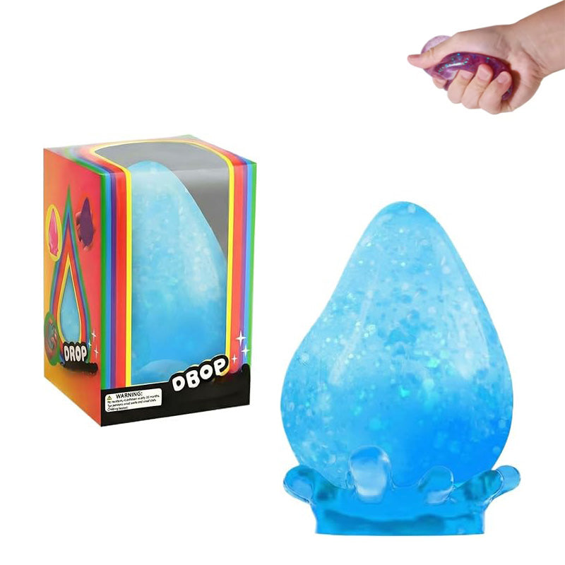 Water Drop Squeeze Squishies, Dream Squishy Drop Squishy Stress Ball, Soft Fidget Stress Ball,Nice Stress Cube-Drop Gifts for Anxiety Relief Office