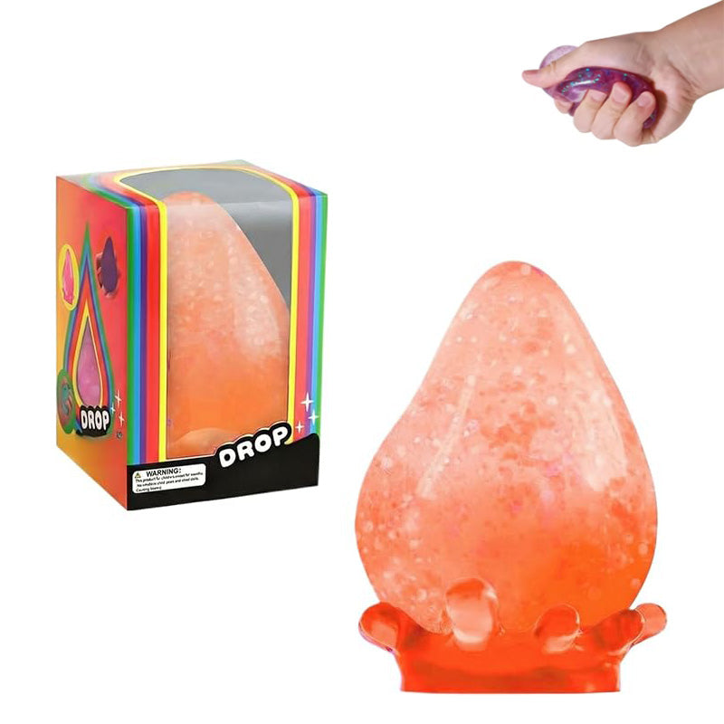Water Drop Squeeze Squishies, Dream Squishy Drop Squishy Stress Ball, Soft Fidget Stress Ball,Nice Stress Cube-Drop Gifts for Anxiety Relief Office