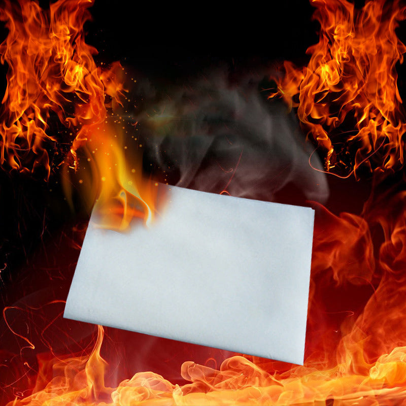 20pcs Wand Paper 50*20CM Fire Paper White Large Flash Paper Magic Tricks Props Toys