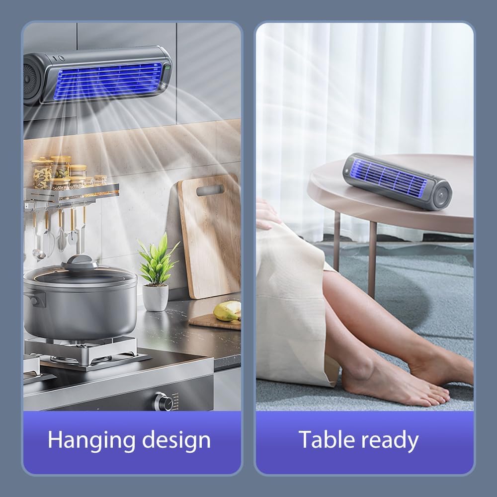 Portable Air Conditioner, 2026 New Cooling Fan with 3 Speeds & LED Touch Screen, USB Charging Adjustable Mini Cooling Fan for Bedroom Office Home